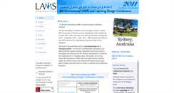 Desktop Screenshot of lams2011sydney.lamsfoundation.org